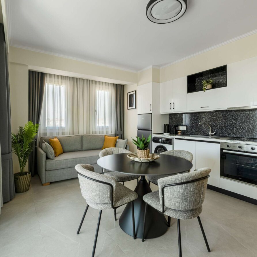 Two bedroom and balcony Kitchen1